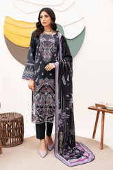 L-1102 | 3PC Unstitched Luxury Lawn Collection Mashaal By Ramsha